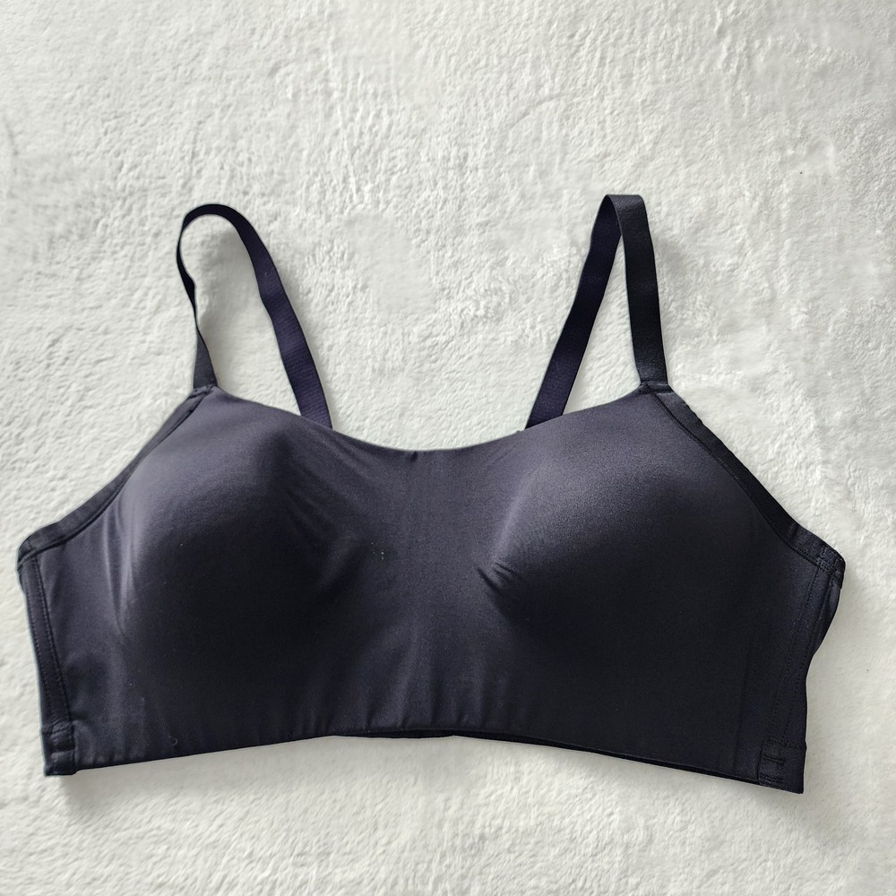 Knix WingWoman Wireless Bra Womens XXXL Black Seamless Padded Comfort Everyday